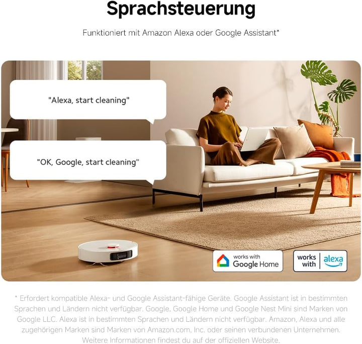 Xiaomi Robot Vacuum X20+ Robot Vacuum Cleaner with Wiping Function & All-in-One Station (6000Pa Suct