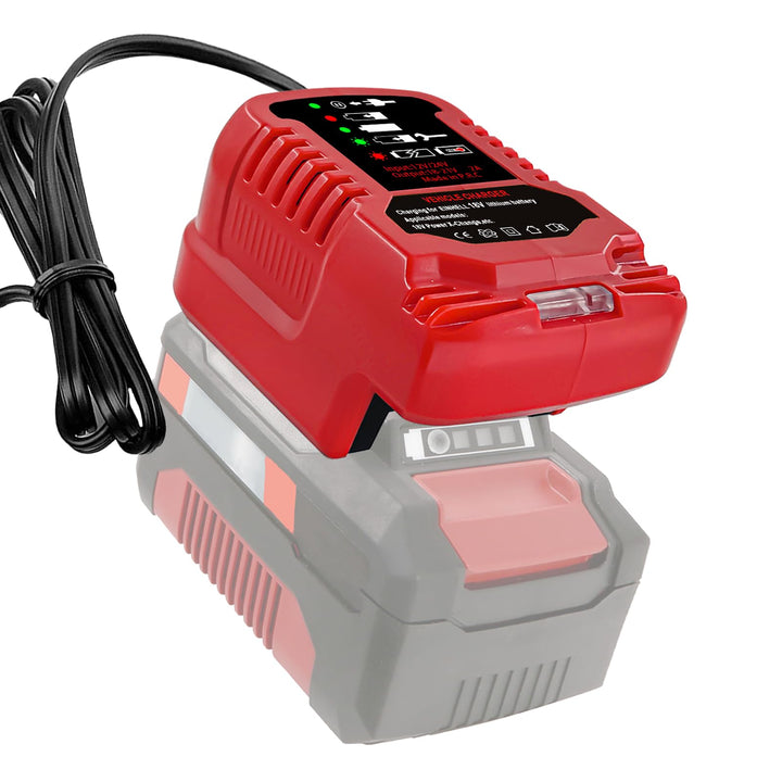 Tragbares Mini Ladegerät Kompatibel mit Einhell 18V Power X-Change Akku für Power X-Change Serie für