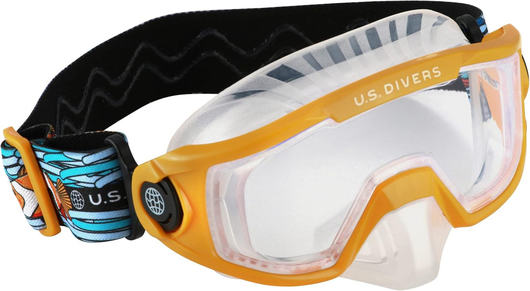 US Divers | Schnorchel Combo Avila für Kinder ab 6+ | Maske und Schnorchel BLACK BLUE, BLACK BLUE