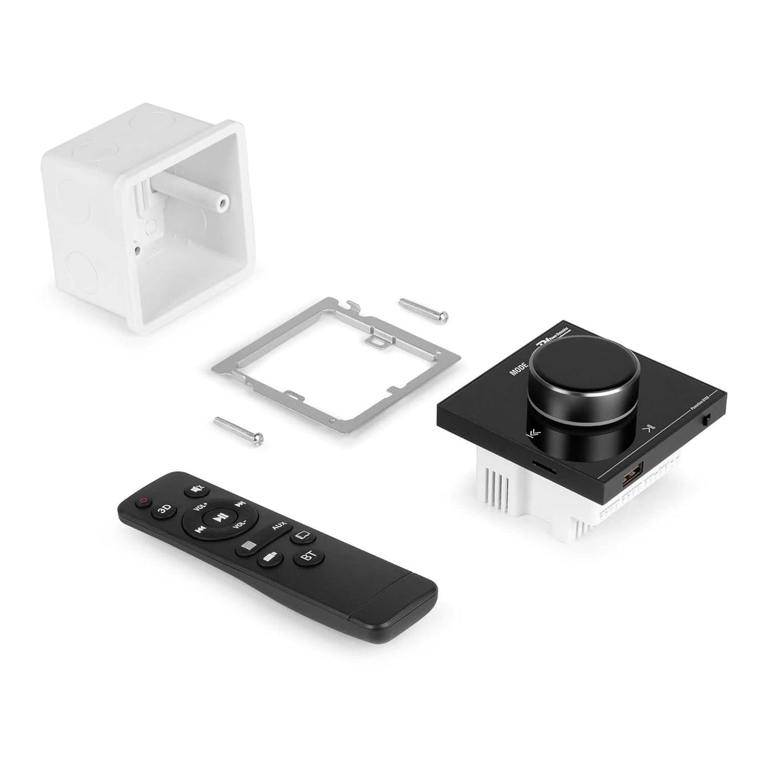 Power Dynamics Powerline B100B Einbau Wand Stereo Verstärker, Audio Verstärker Bluetooth Unterputz-E