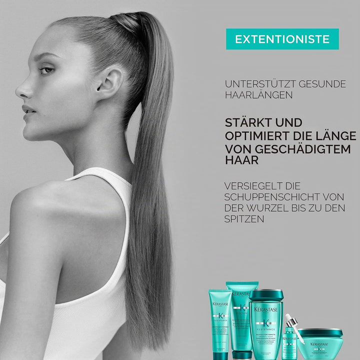 Kérastase Shampoo für langes und geschädigtes Haar, Kräftigendes und stärkendes Haarbad, Gegen Splis