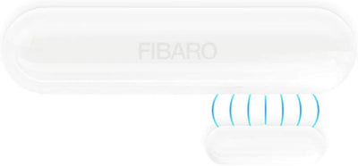 FIBARO Door Windows Sensor 2 / Z-Wave Plus Türfenster und Temperatursensor, White, FGDW-002-1 Weiss,