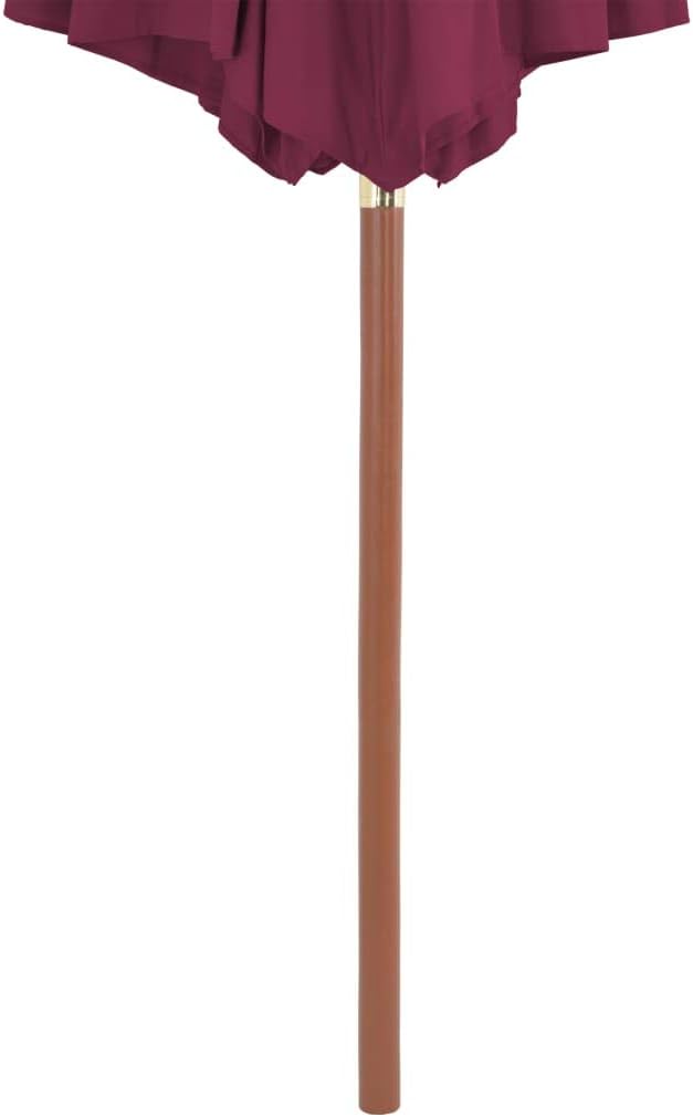 Festnight Sonnenschirm mit Holz-Mast | Balkonschirm | Gartenschirm | Marktschirm | Terrassenschirm S