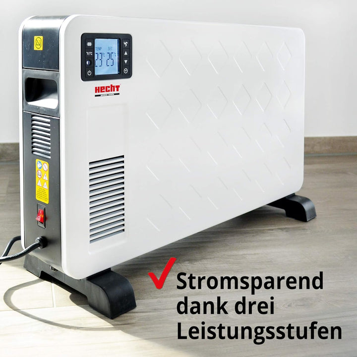 Hecht Elektroheizung (Brandneue Version) - Heizgerät für eine schnelle und wohlfühlende Wärme – Stro