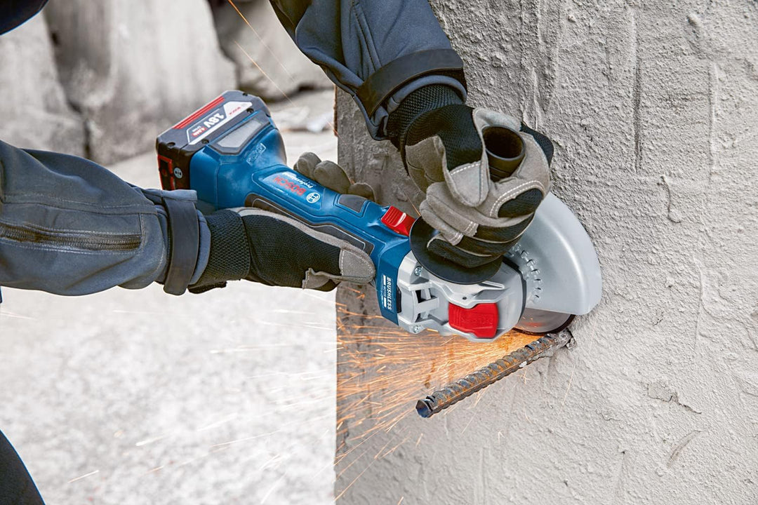 Bosch Professional 18V System Akku Winkelschleifer GWX 18V-7 (mit X-LOCK-Aufnahme, Scheiben- Ø115mm,