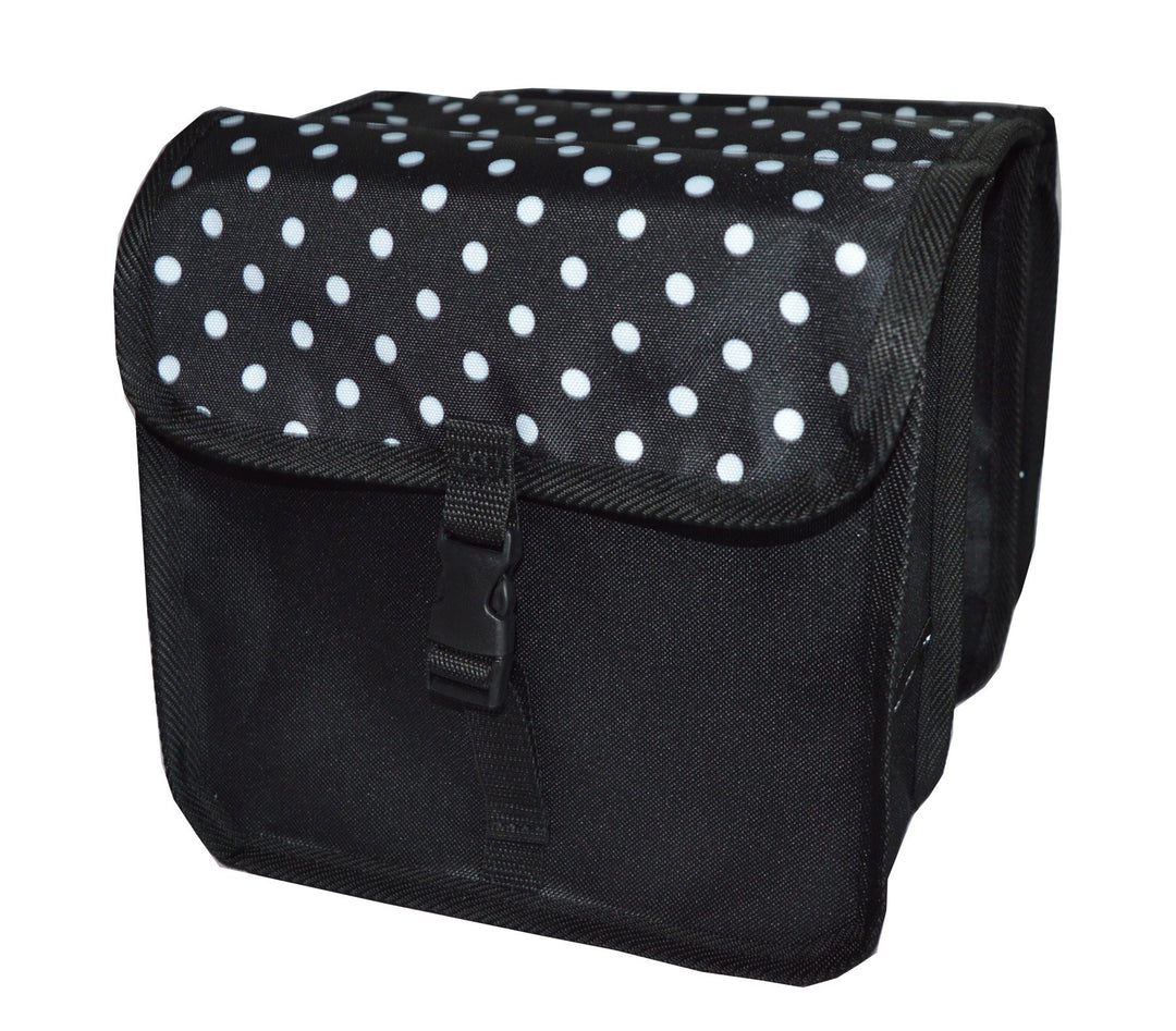 Beluko FAHRRADTASCHE Kinder Satteltasche Gepäckträgetasche Doppel 2 x 5l (5. Mini - Polka Dots)