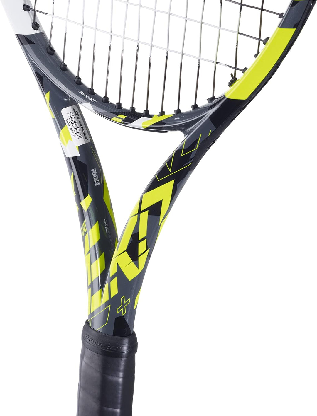 Babolat Pure Aero + Tennis Racquet 4 3/8" Grip Weisse Schnur, 4 3/8" Grip Weisse Schnur
