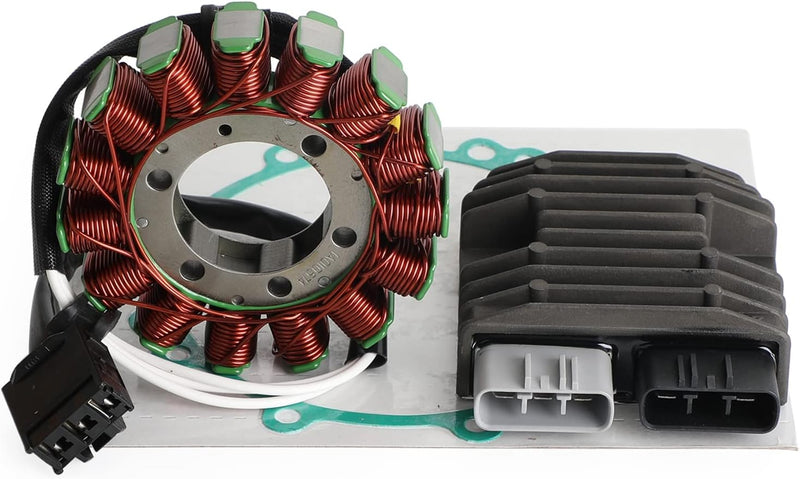 Topteng Magneto-Stator + Spannungsgleichrichter + Dichtung für Kawasa-Ki Ninja ZX-10R ZX1000D7FA 200