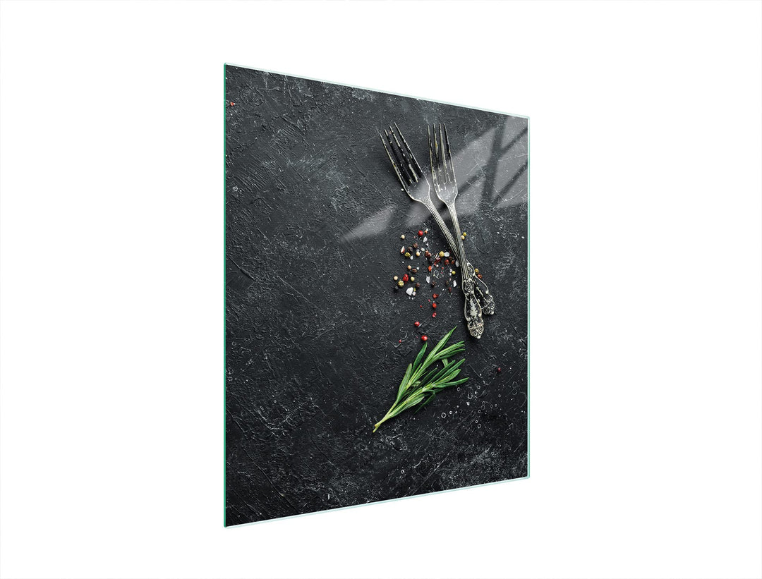 DarHaus Herdabdeckplatte einteilig 45x52 cm Ceranfeld Abdeckung Glas Spritzschutz Abdeckplatte Glasp
