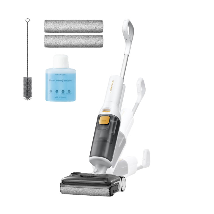 roborock F25 GT Gen 2 Set Nass-Trockensauger, 20.000 Pa Akkusauger mit Wischfunktion, 180° Lay-Flat
