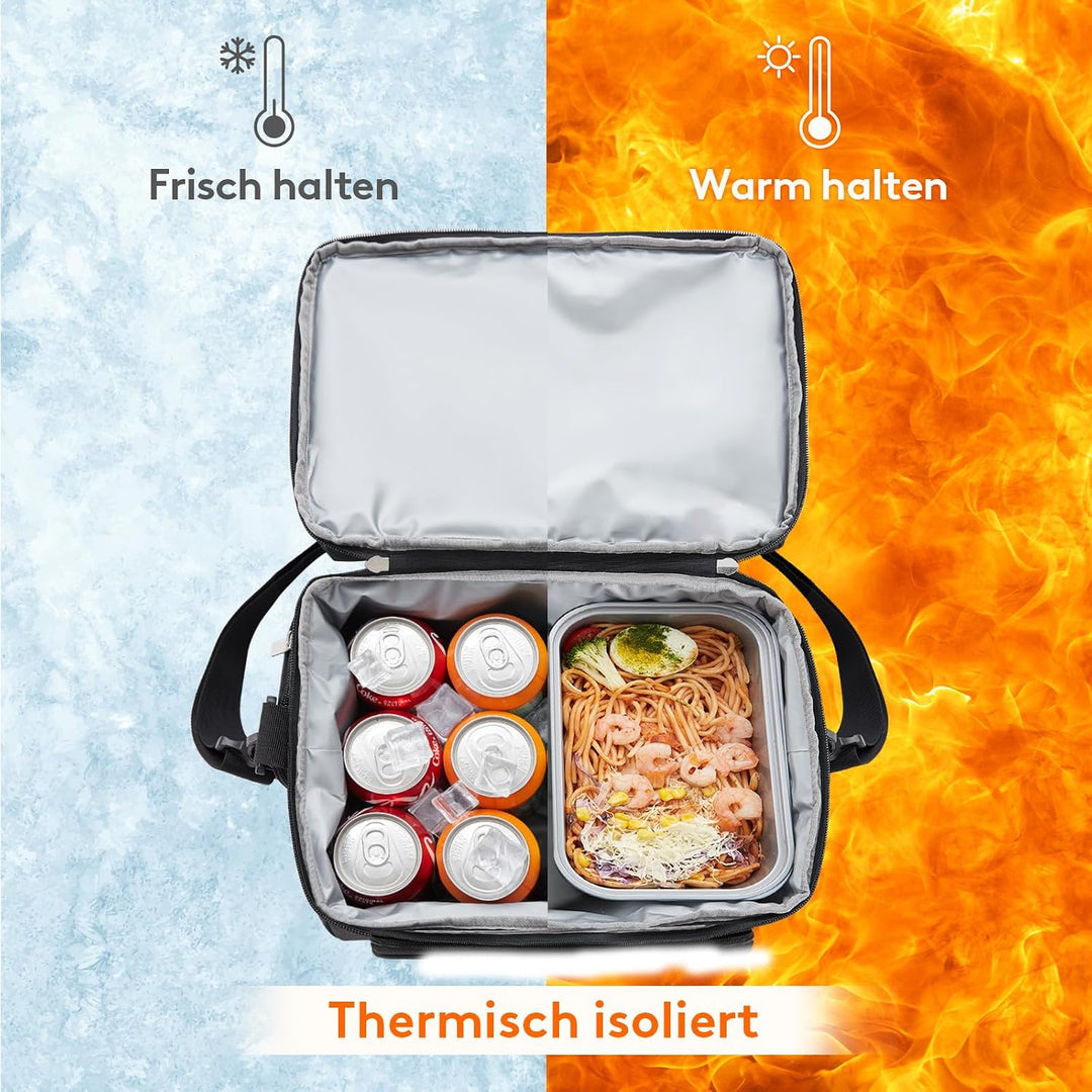Lifewit Grosse Kühltasche 14.6L 18 Dosen, Kühlbox Faltbar, Isolierte Lunch Tasche, Leichte, Tragbare