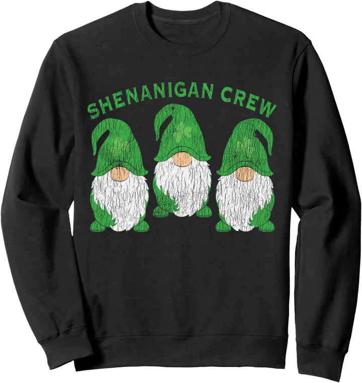Gnome Shenanigan Crew St. Patrick's Day Matching Group Sweatshirt