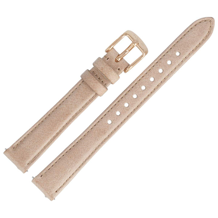 Fossil Uhrenarmband 14 mm Leder Beige ES-3487 | LB-ES3487, Gurt, Gurt