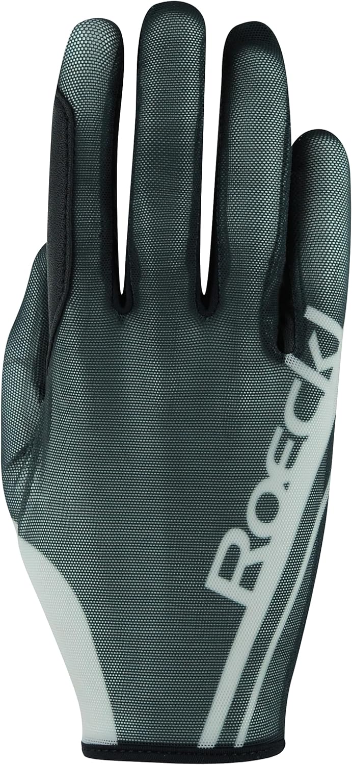Roeckl Sports Reithandschuh MOYO, Turnier Sommer Handschuh, 3 Farben, Grösse 6-11 7.5 Black Shadow,