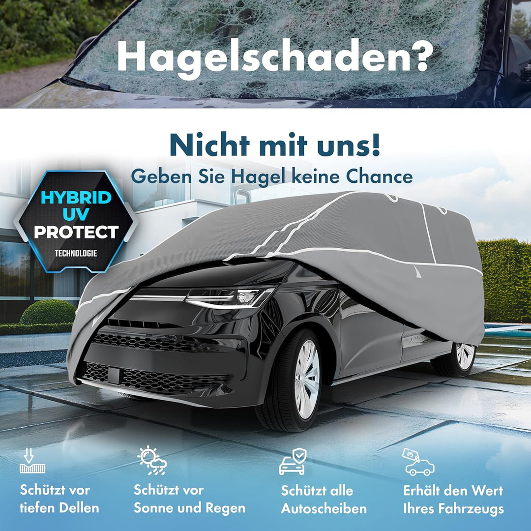 WALSER Hagelschutz Abdeckplane Transporter, Abdeckplane Bus Hybrid UV Protect, Vergleichssieger* Aut