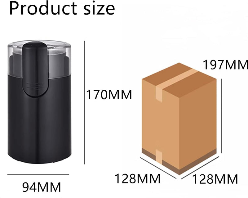 Kaffeemühle Kaffeemühle und Gewürzmühle in Einem Elektrische Kaffemühle für Bohnen und Gewürze,für K
