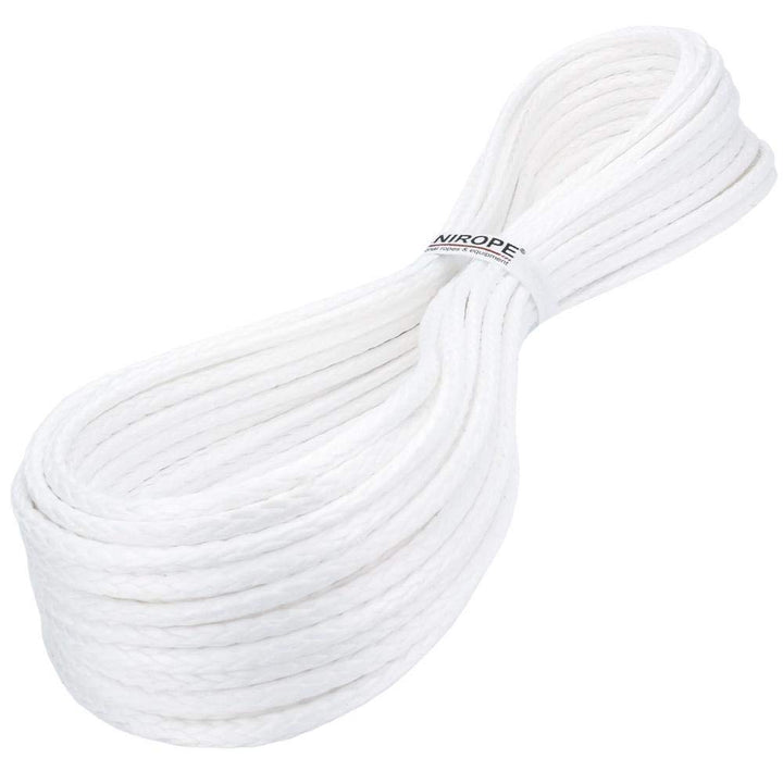 Kanirope® Dyneema Seil PRO 4mm 20m Weiss 12-fach geflochten SK78 verstreckt beschichtet 20m Weiss, 2