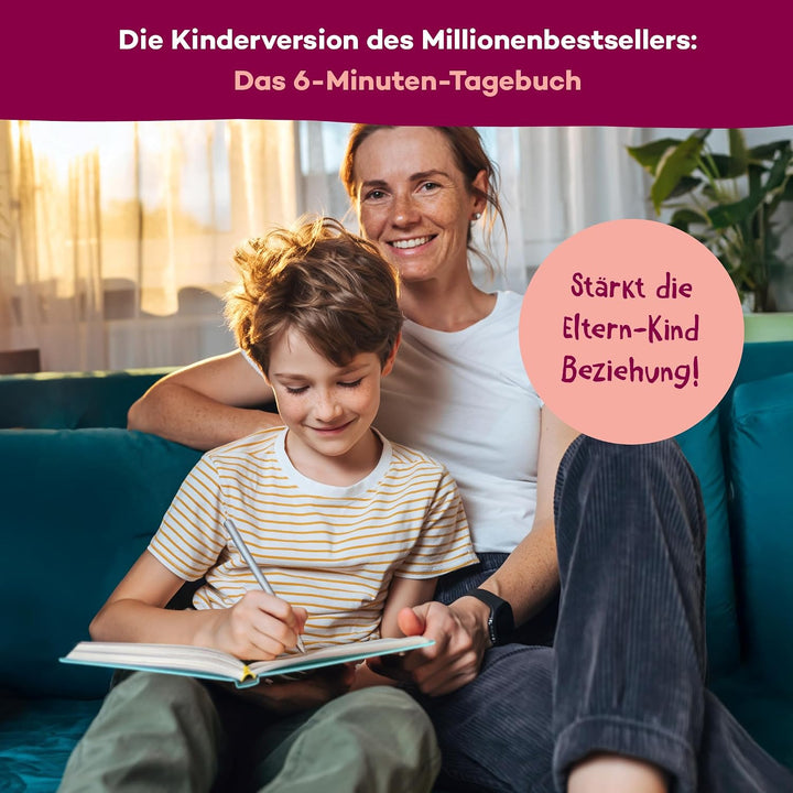 Das 6-Minuten Tagebuch für Kinder | Tagebuch für Mädchen | Dankbarkeitstagebuch für mehr Selbstbewus
