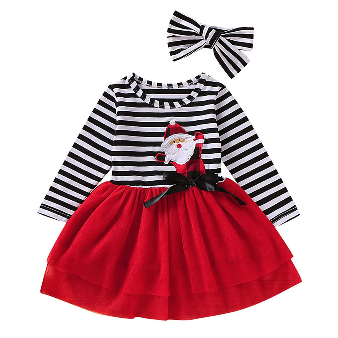 Verve Jelly Weihnachten Kleinkind Baby Mädchen Outfits Santa Prinzessin Xmas Party Tutu Rock Kleider