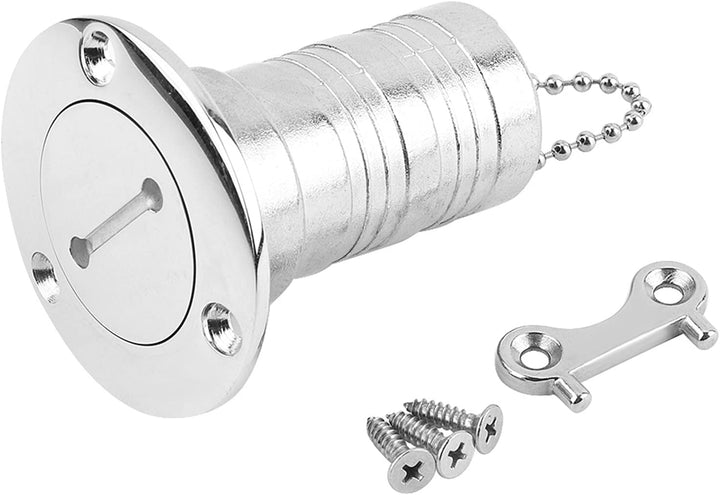 Jadeshay Boot Tankdeckel 316 Edelstahl 1,5 Zoll Bootsdeckfüller Boots Tankdeckel Edelstahl Wassertan