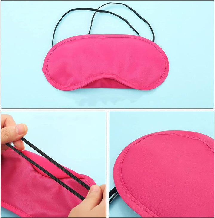 Polyester Blackout Augenmaske, 20 Teile Abdeckung Leichte Augenbinde, Augenmaske Schlaf, mit Gummiba