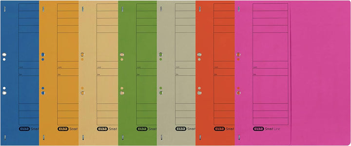Elba Ösenhefter A4, 1/2 Vorderdeckel, Karton, kfm. Heftung, grün, 50 Stück grün halber Vordeckel / k