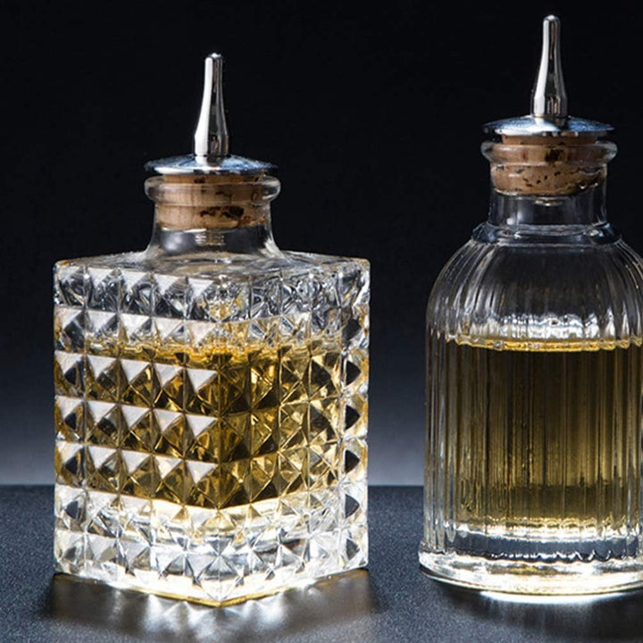Absinth Glasflasche, Bitterflasche Bittertropfen Glaglas Dasher- Flaschen Bitterspender Mit Dash Whi