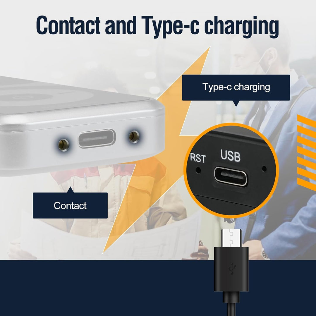 Retekess T130P (T130 3rd) Kabelloses Tour Guide System-Headsets, Verbesserte Geräuschreduzierung, 16