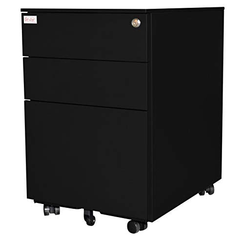 Jet-Line Stahl Rollcontainer Schubladenelement Metall 3 Schubladen Weiss Grün Rot Anthrazit Grau Rol