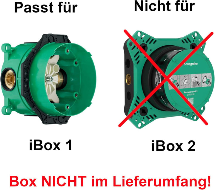 vanvilla Duschsystem mit Unterputz Duscharmatur von Hansgrohe Metropol Einhebelmischer und vanvilla
