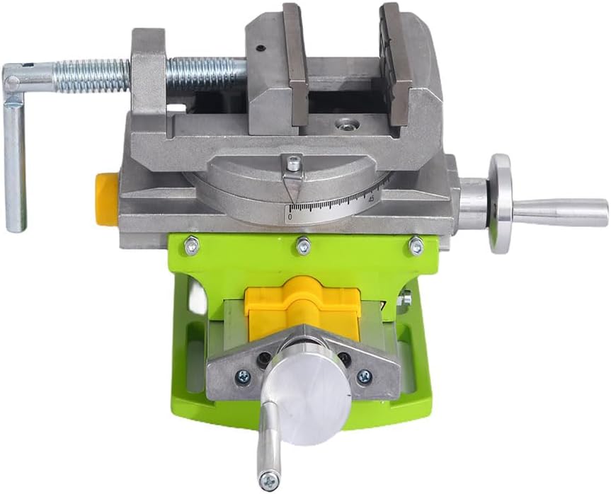 Drehtisch 90° 3 Zoll Kreuzschieber Bohrmaschine Schraubstock Horizontale Präzisionsfräsen Bohrmaschi