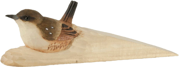Wildlife Garden WG587 Türstopper Zaunkönig - Handgeschnitzt
