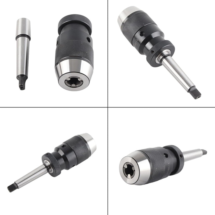 45# Stahl 0,002 Genauigkeit Bohrfutter Dorn Set 1-16mm Kapazität Schnellspannbohrfutter Drehmaschine