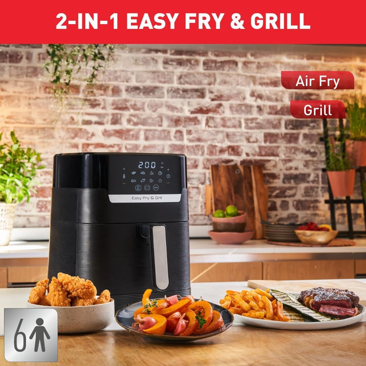 Tefal EY5058 Easy Fry & Grill Precision Heissluftfritteuse | 2-in-1 Technologie (Heissluftfritteuse