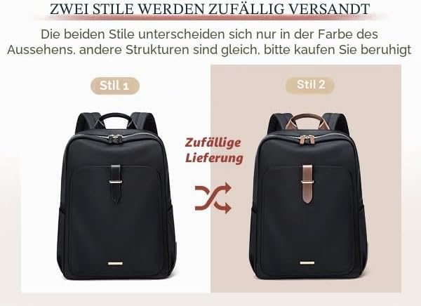 GOLF SUPAGS Laptop Rucksack Damen Elegant 14 Zoll Schulrucksack Herren Tagesrucksack Wasserdicht Sch