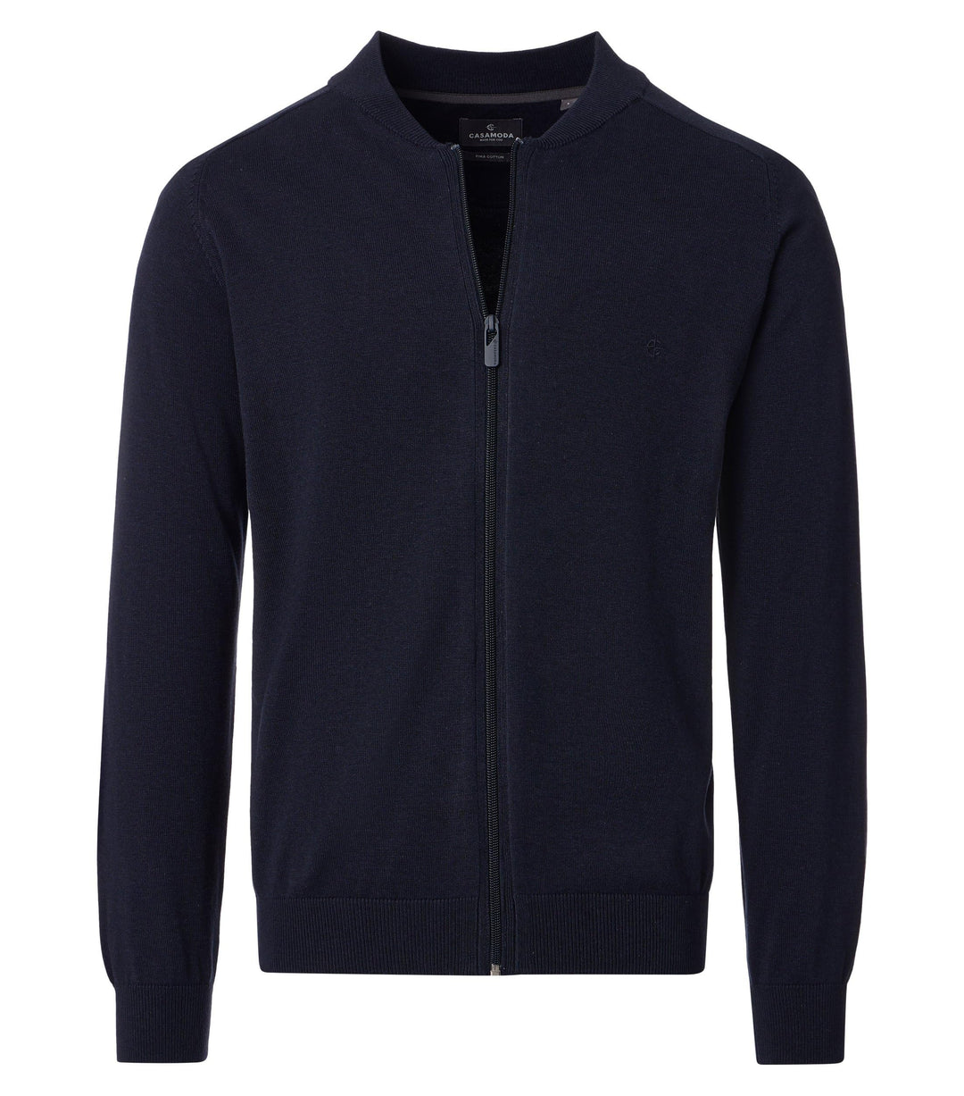 CASAMODA Strickjacke Uni S Dunkelblau, S Dunkelblau