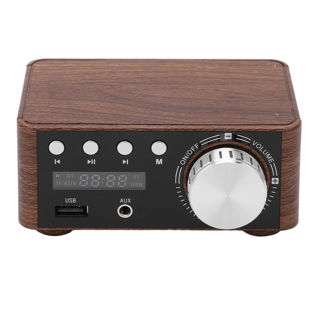Mini Bluetooth 5.0 Leistungsverstärker DC9V-24V Dual 50W Kanäle 2.0 Stereo HiFi Digital Amp USB Heim