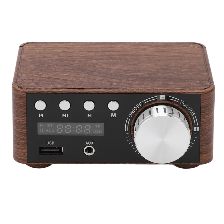 Mini Bluetooth 5.0 Leistungsverstärker DC9V-24V Dual 50W Kanäle 2.0 Stereo HiFi Digital Amp USB Heim