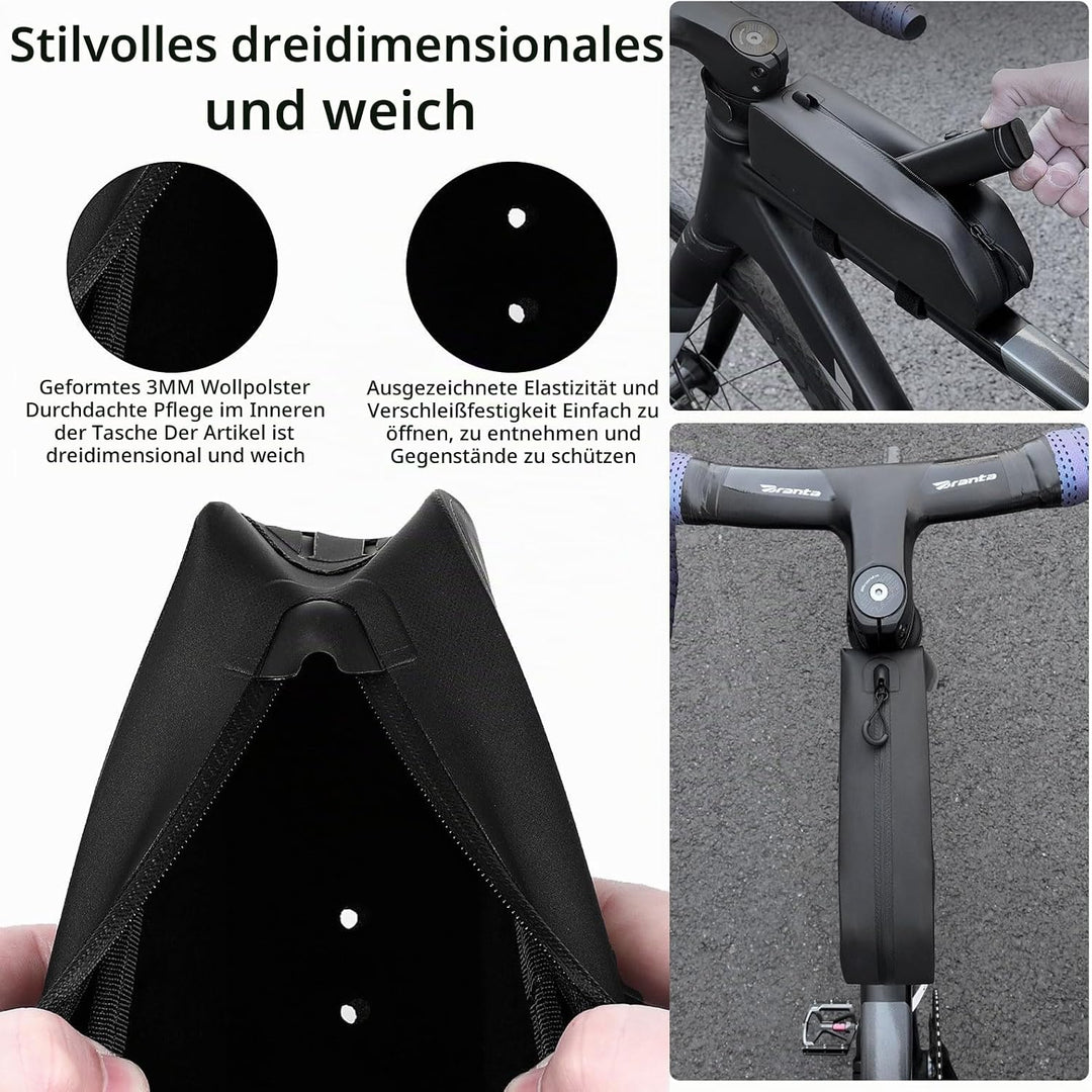 Fahrrad Rahmentasche,wasserdichte Fahrradtasche Rahmen,Lenkertasche Oberrohrtasche,Bikepacking Oberr