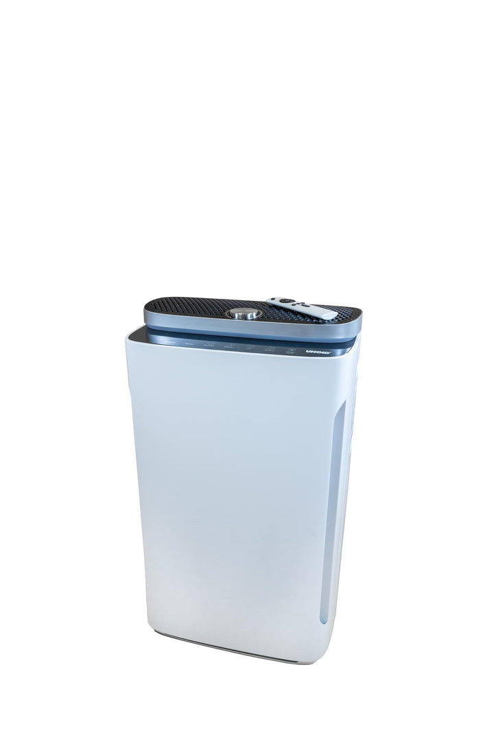 Unold 87610 Luftreiniger+ Luftbefeuchter Omega - Weiss, entfernt Pollen, Staub, Viren, Allergene, Ra