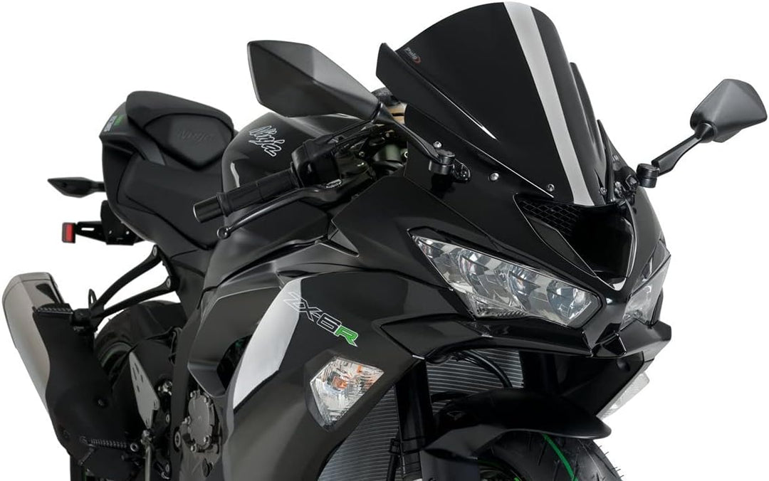 Puig Kuppel Racing 3177N für Kawasaki Zx-6R 636 19' Schwarz, Schwarz