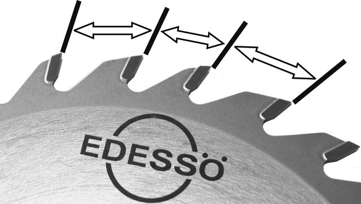 Edessö 12216020 HM-Kreissägeblatt Universal Asymetric 2/6/32 HW, Z=28 W, 160 x 2,2/1,4 x 20 mm, Silb