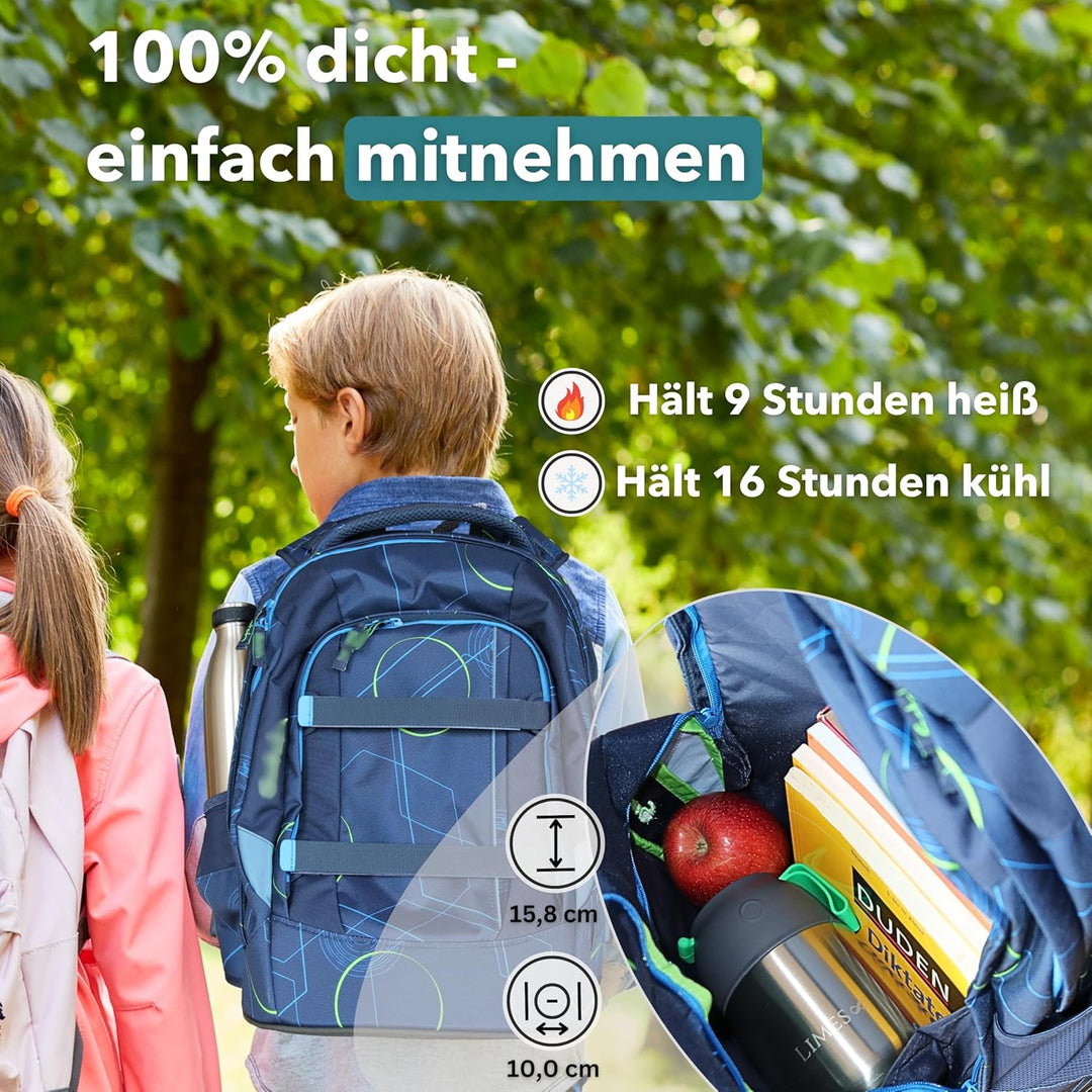 Thermobehälter für Essen 500ml [Heiss & Kalt] - Warmhaltebehälter, Thermobox, Thermobecher - Thermo