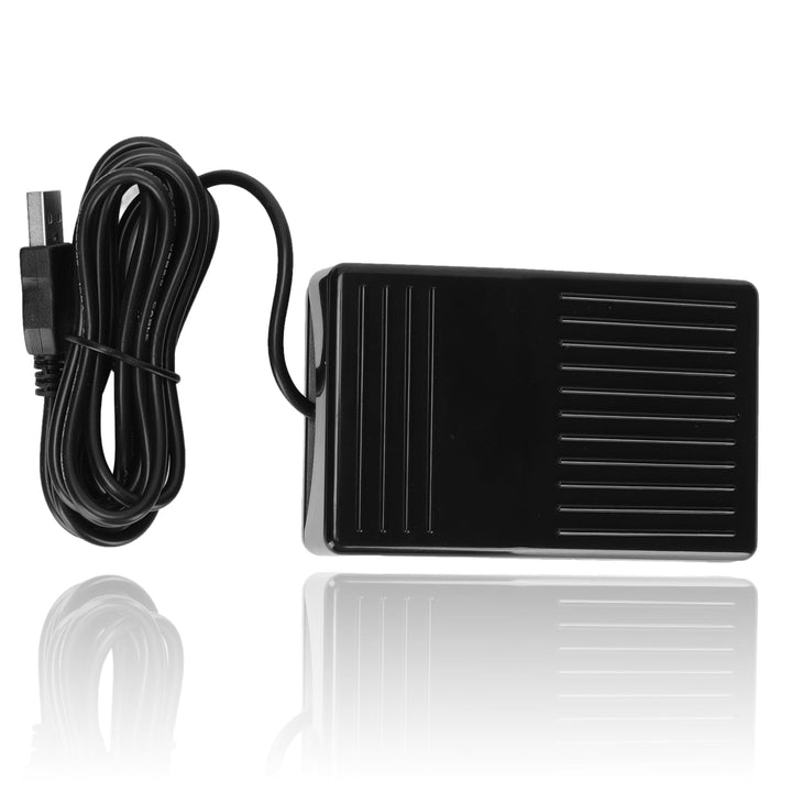 Dpofirs USB-Fusspedal-Schalterpedal, USB Foot Switch Pedal, Universal-Videospiel-PC-Freisprech-Fusss