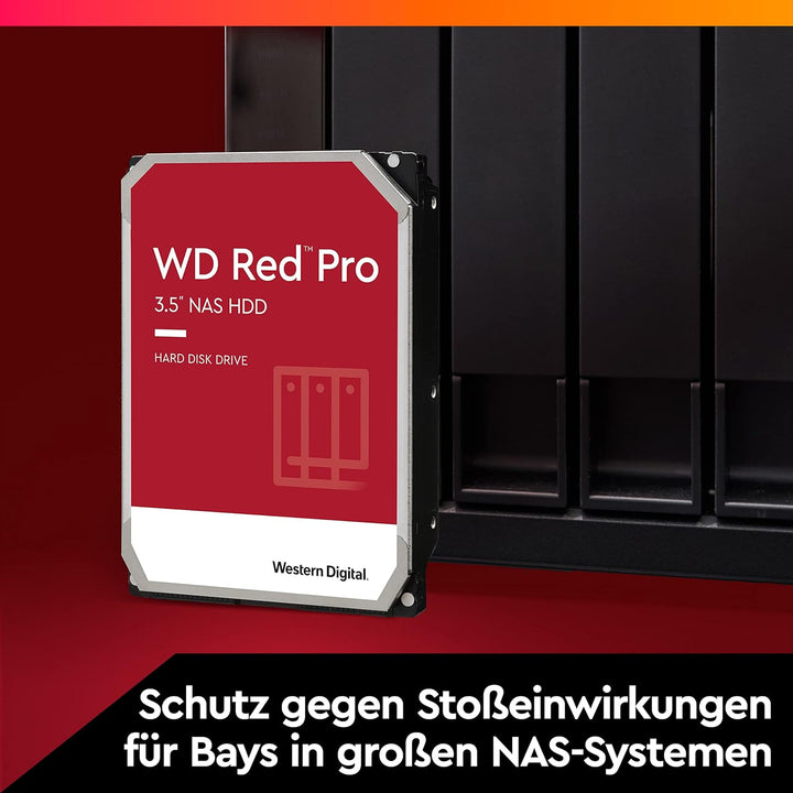 WD Red Pro interne Festplatte 14 TB (3,5 Zoll, NAS Festplatte, 7.200 U/min, SATA 6 Gbit/s, NASware-T