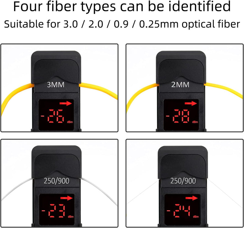 Fiber Test Tools Glasfaser-Identifikator, 800-1700