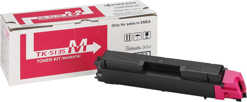 Kyocera TK-5135M Toner Magenta. Original Tonerkartusche 1T02PABNL0. Kompatibel für TASKalfa 265ci, T