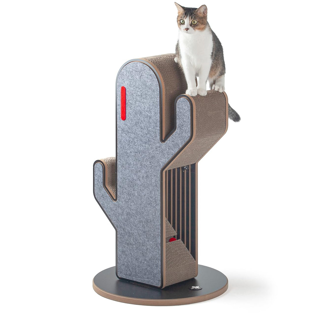 CanadianCat Company | Design Kratzmöbel Kaktus | Kratzsäule, Kratzstamm | 45 x 45 x 80 cm