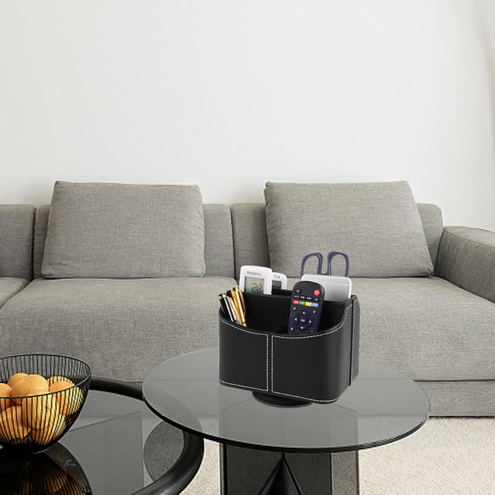 Schreibtisch Organizer,360° Rotierende Grosse Kapazitätstifte Schreibtisch Stiftehalter mit 5 Fächer