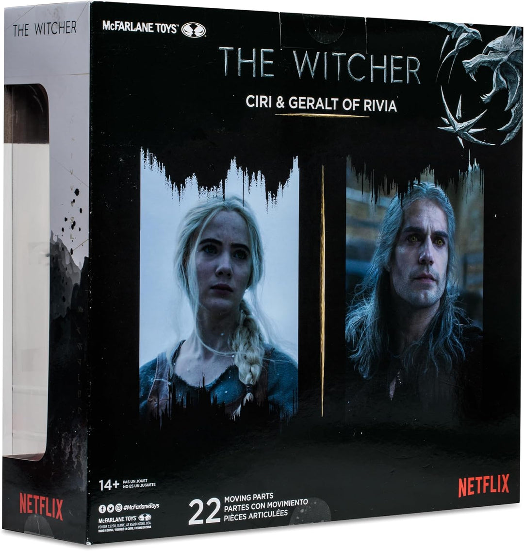 McFarlane Toys The Witcher Actionfigur Geralt und Ciri (Netflix Season 3) 18 cm